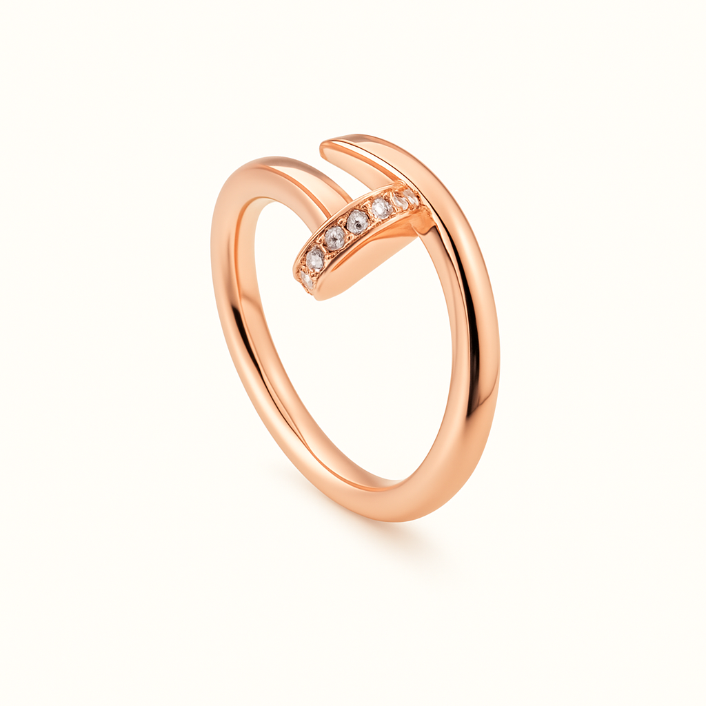 Nail Crystal Ring