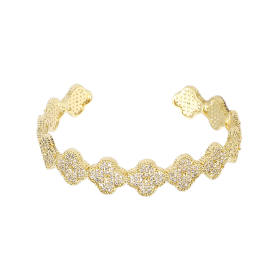 Clover Cuff Bracelet