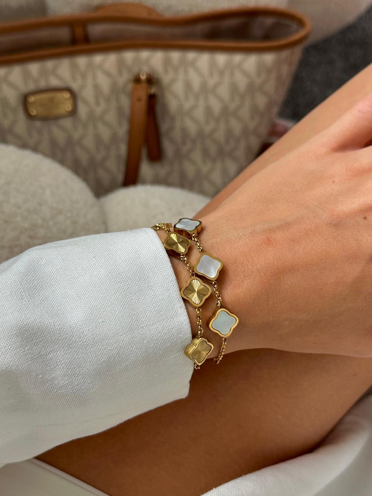 Golden Clover Bracelet