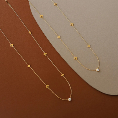 Carrie Clover Necklace
