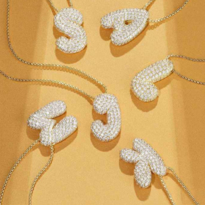 Golden Initial Necklace