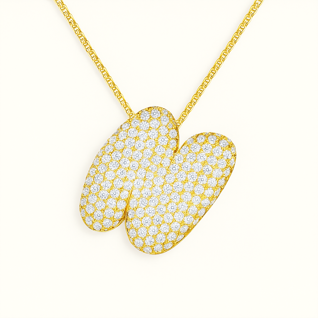 Golden Initial Necklace
