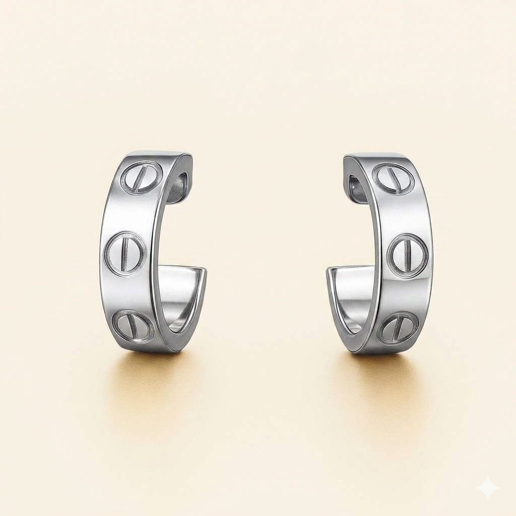 Elise Half Hoop Earrings