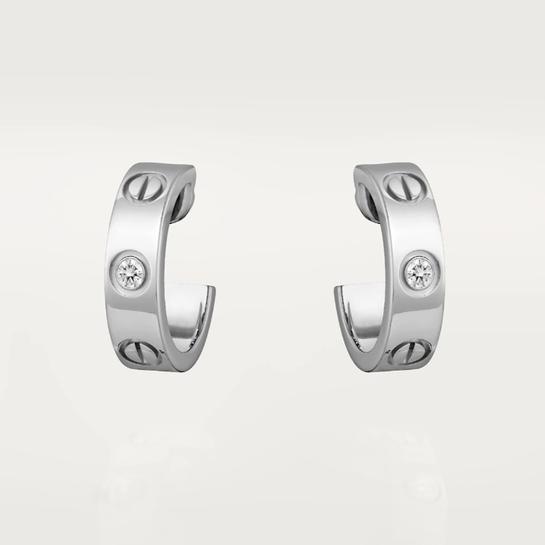 Love Crystal Hoops