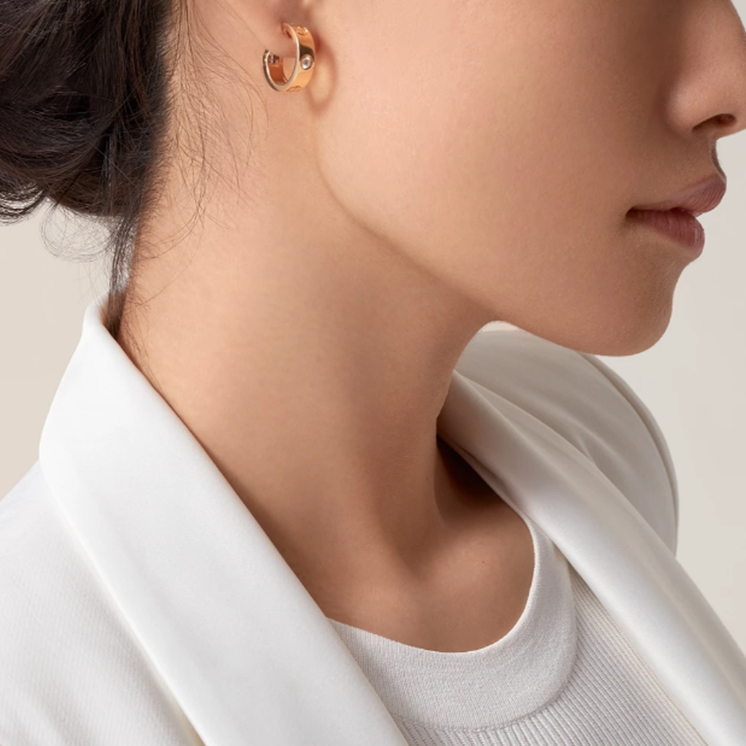 Love Crystal Hoops