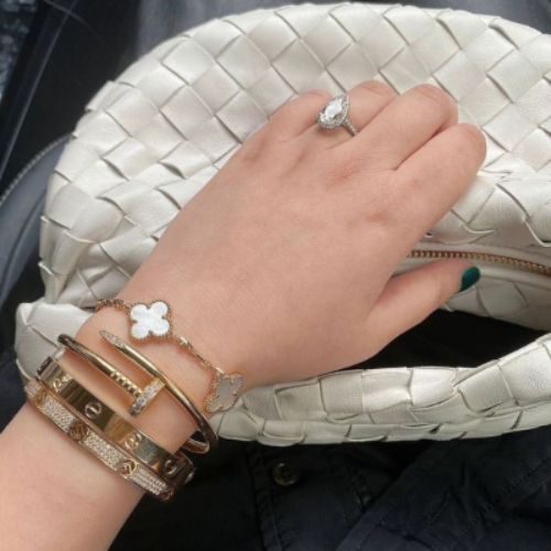 Ines Pavé Cuff Bracelet