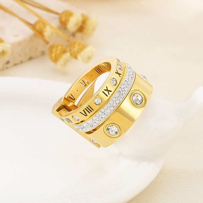Roman Crystal Ring