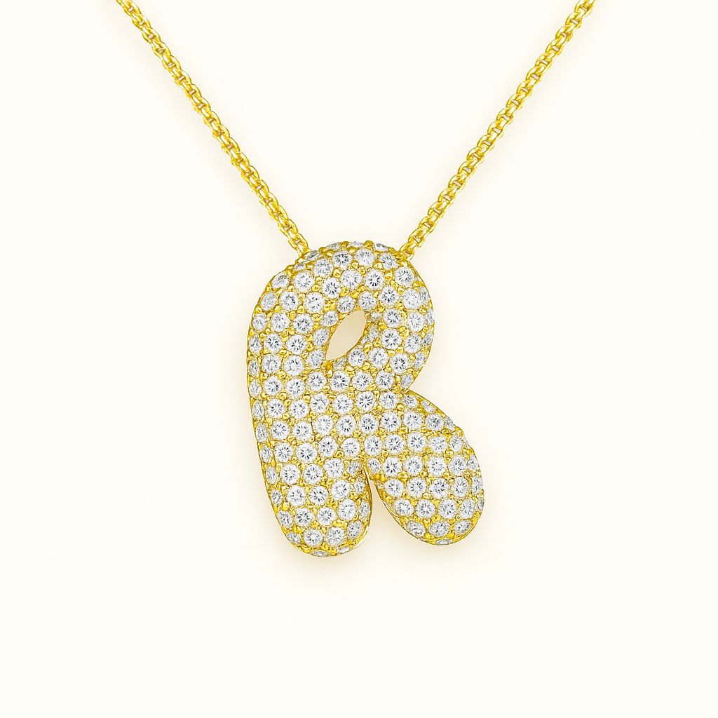 Golden Initial Necklace