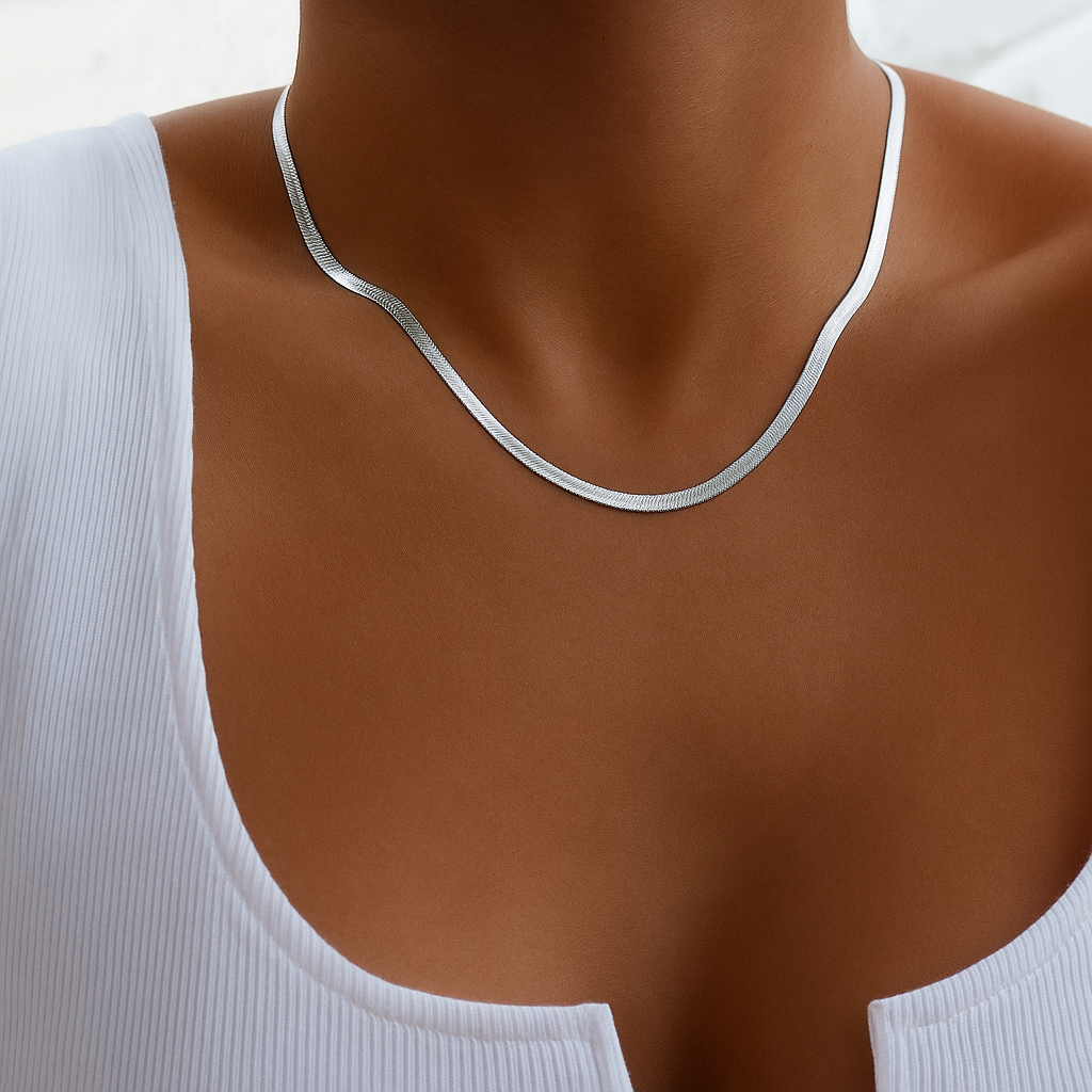 Chelsea Herringbone Necklace
