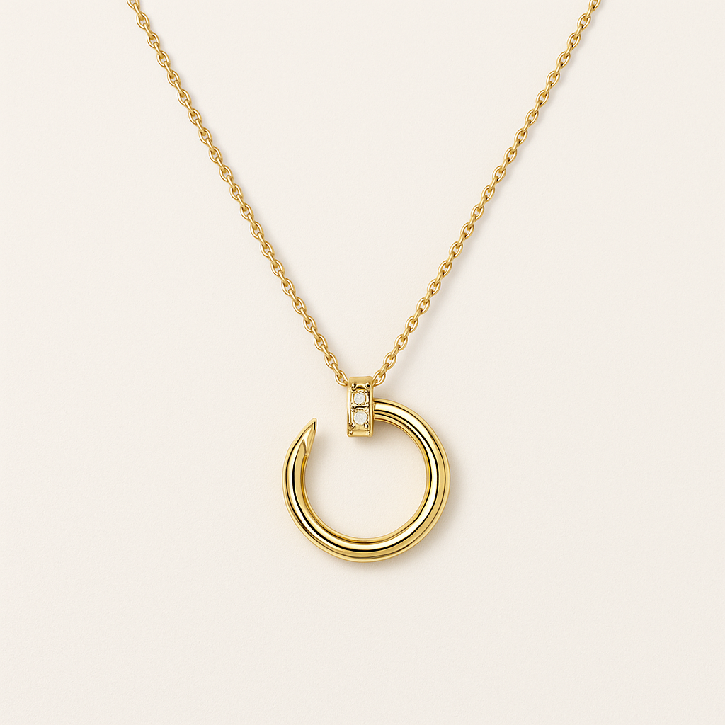 Nail Pendant Necklace