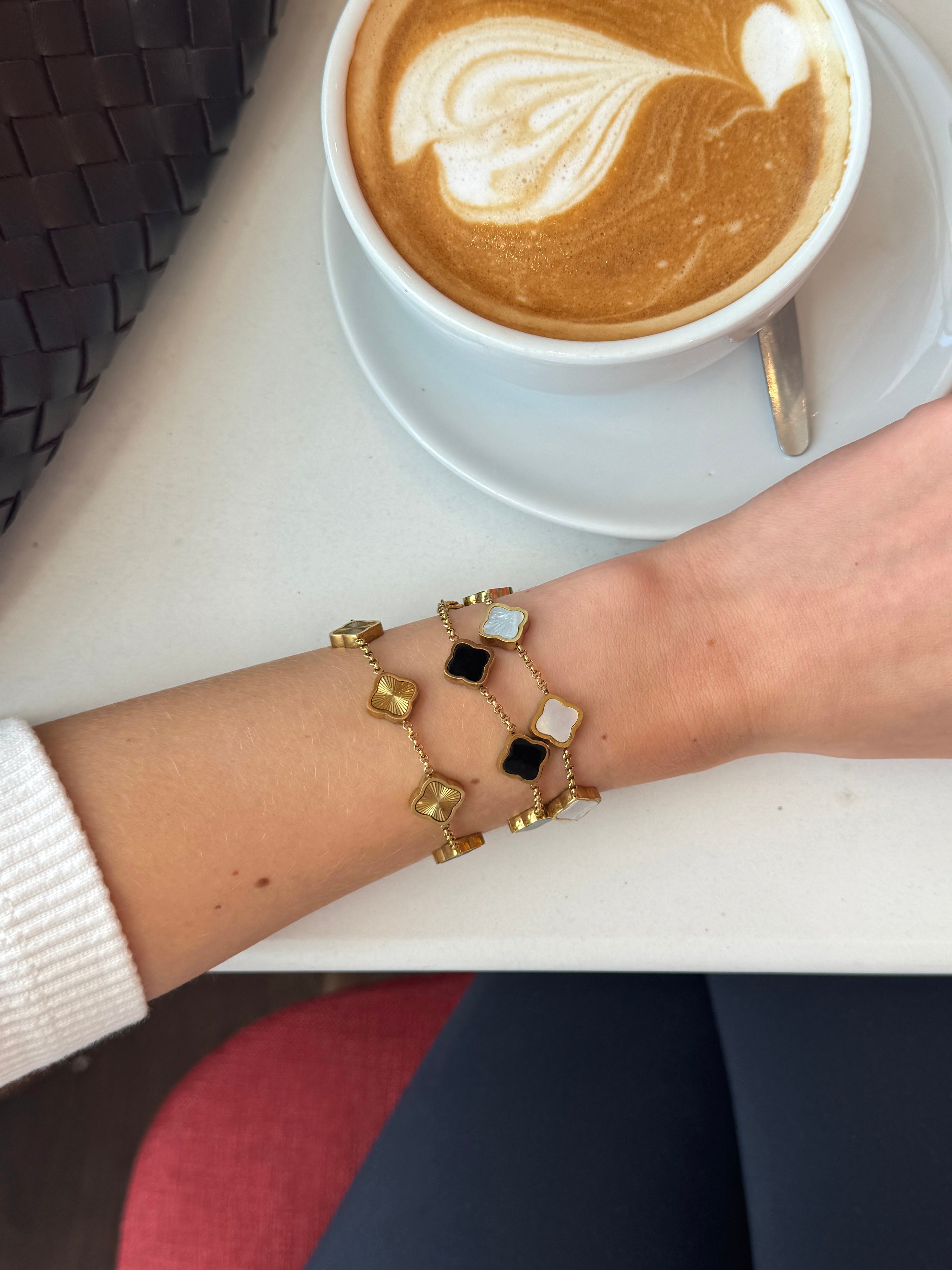 Golden Clover Bracelet