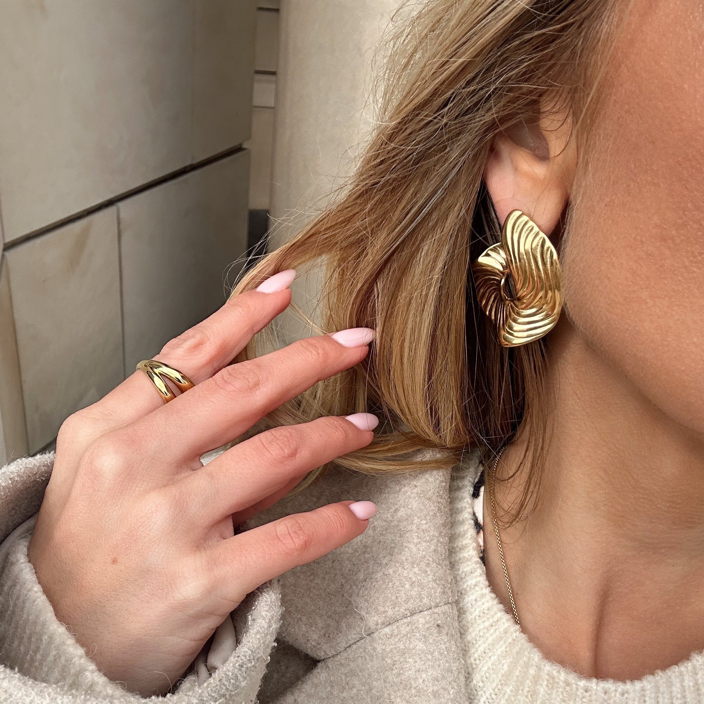 Iris Sculptural Earrings