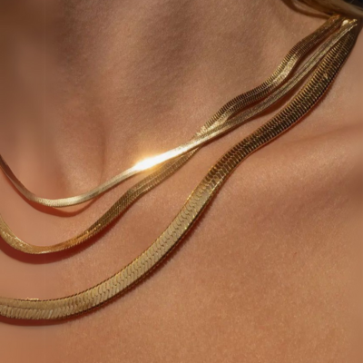 Chelsea Herringbone Necklace