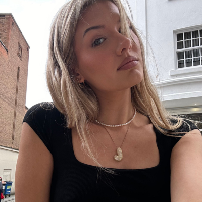 Golden Initial Necklace