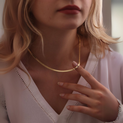 Chelsea Herringbone Necklace