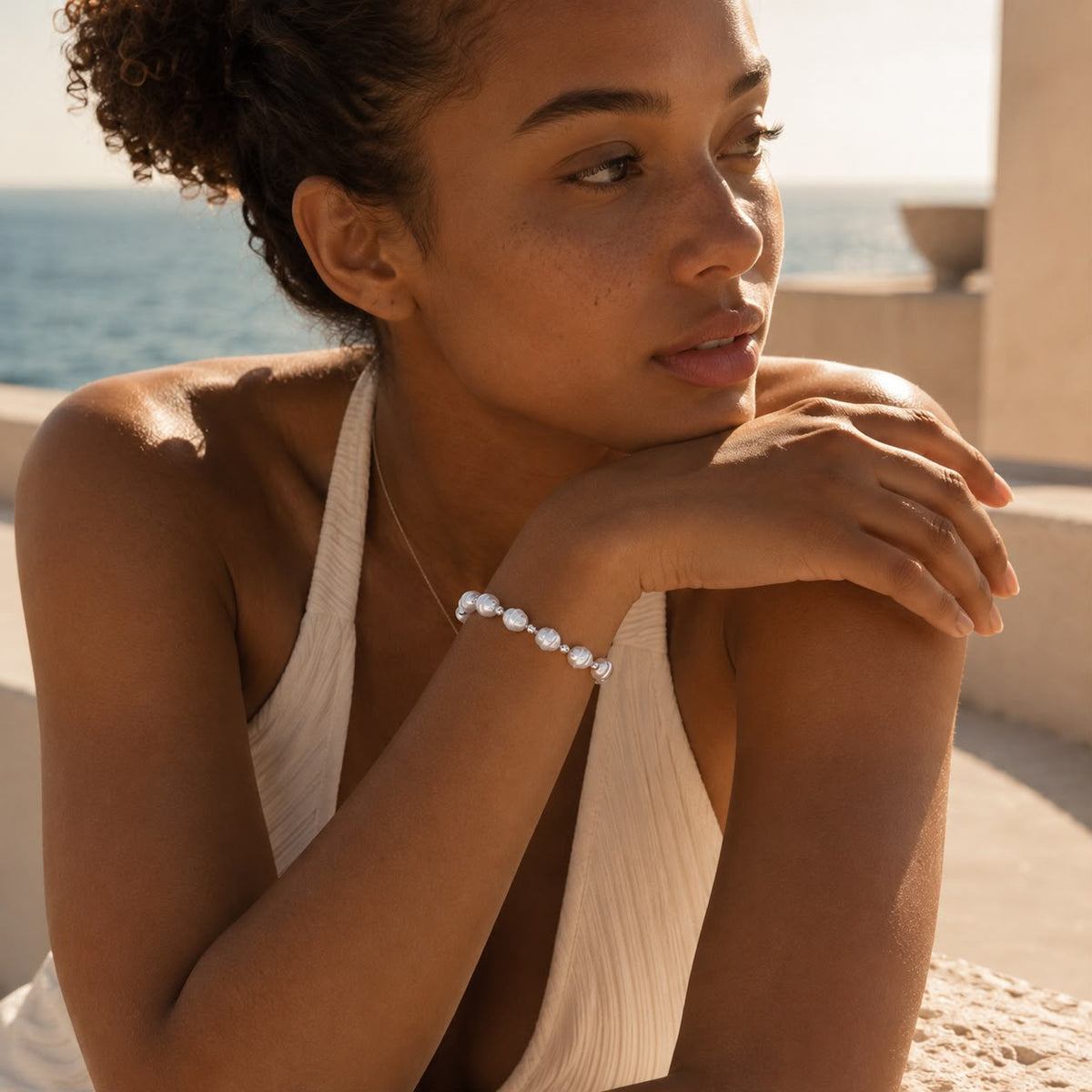 Pearl Bead Bracelet