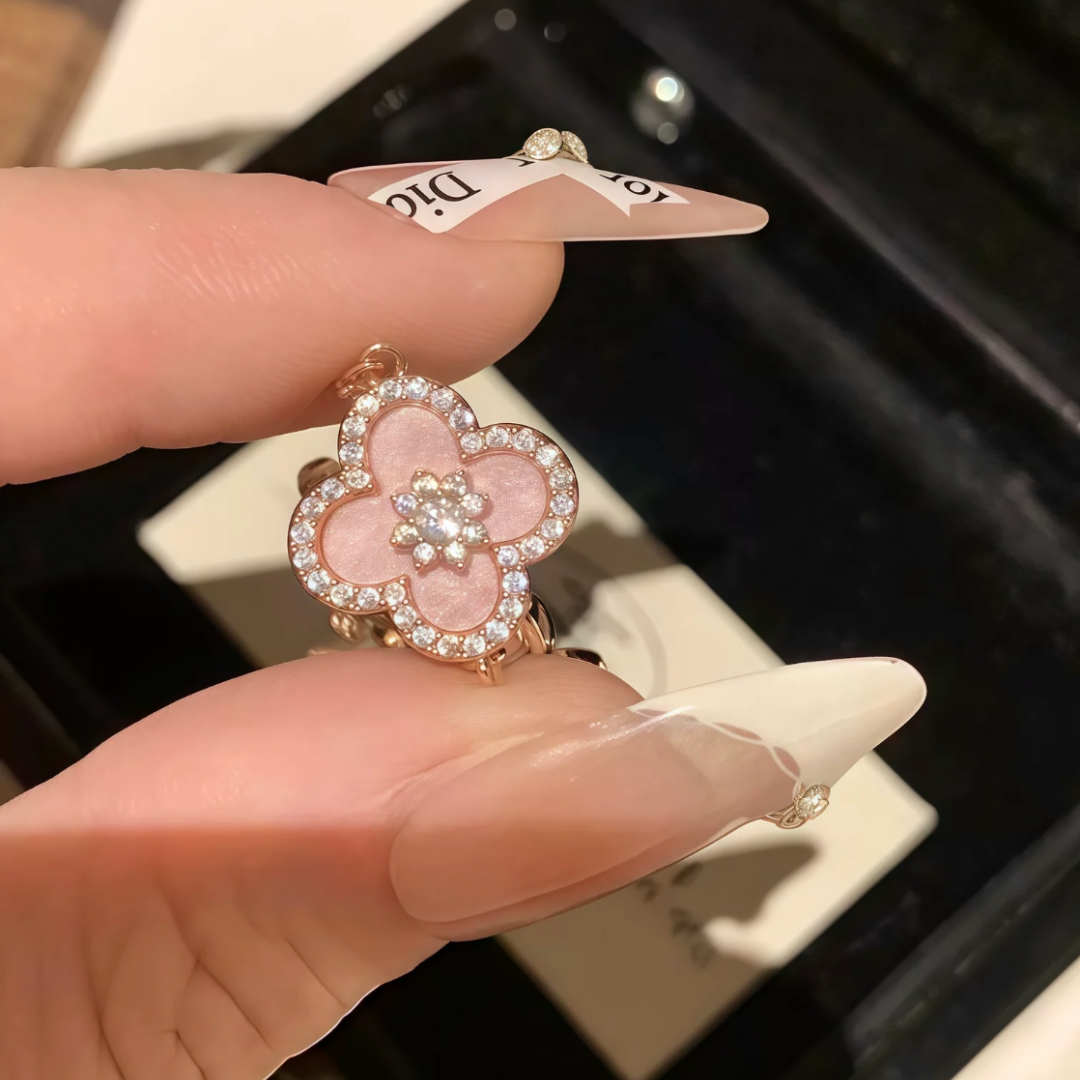 Sakura Clover Bracelet