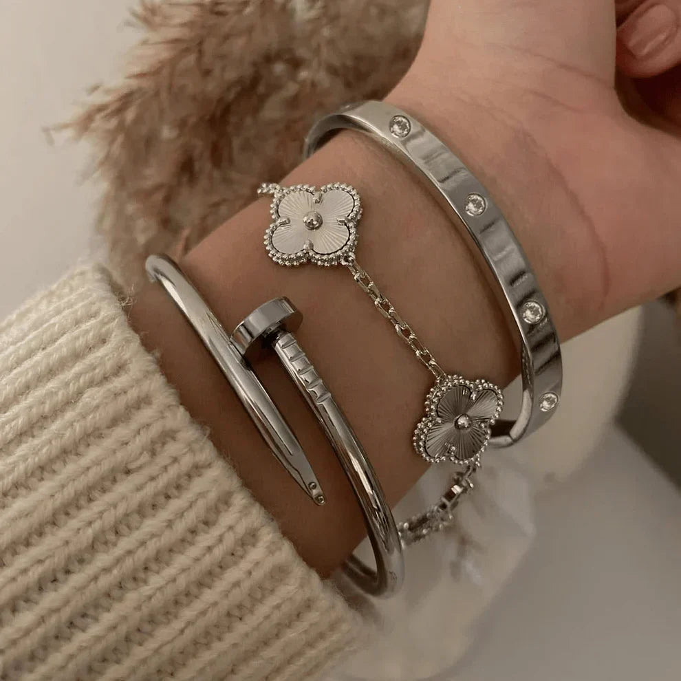 4-Piece Bracelet Set "Silvio"
