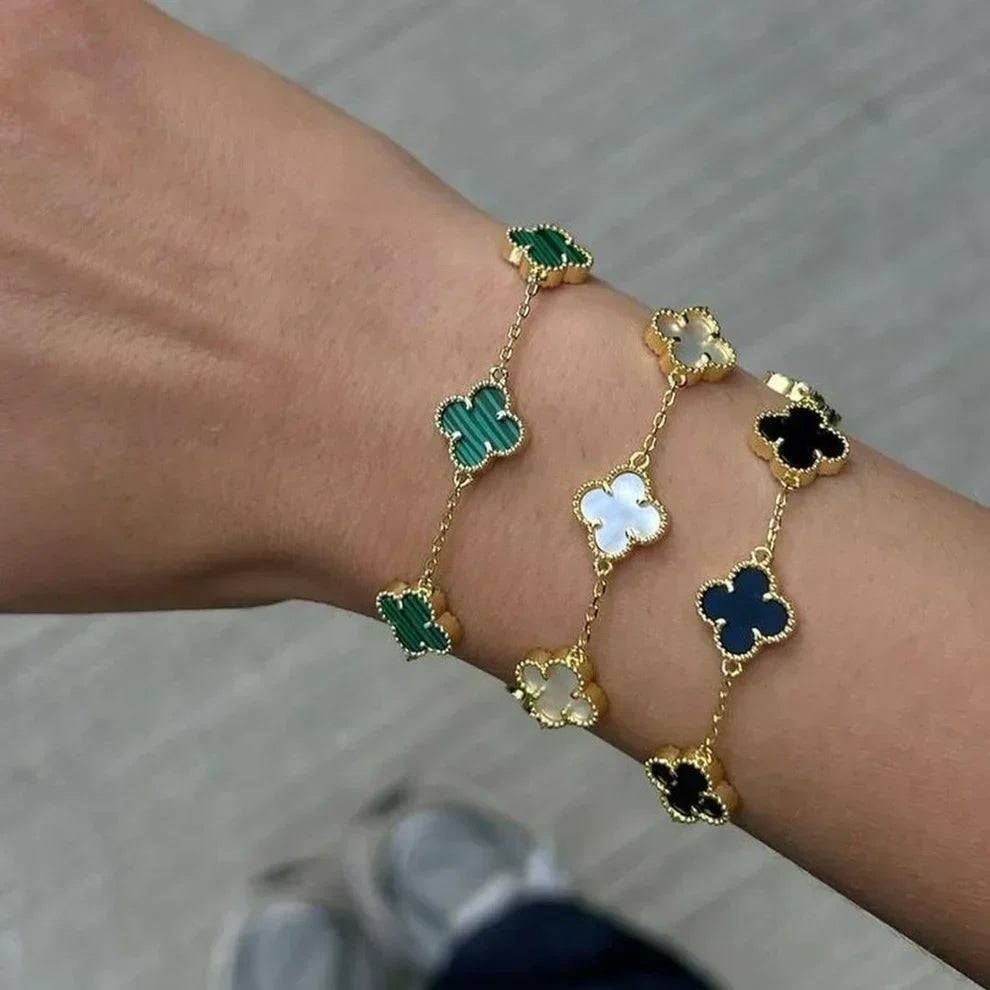 3-Piece Clover Bracelet Set